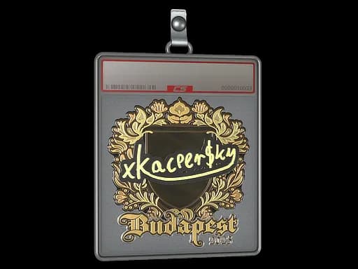 Sticker Slab | xKacpersky (Gold) | Budapest 2025