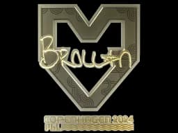Sticker | Brollan (Gold) | Copenhagen 2024