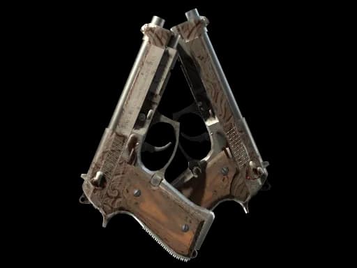 Dual Berettas | Pyre (Battle-Scarred)