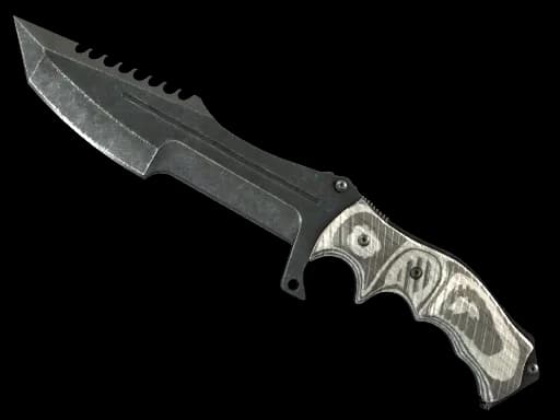 ★ StatTrak™ Huntsman Knife | Black Laminate (Field-Tested)