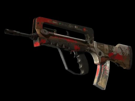 StatTrak™ FAMAS | Roll Cage (Battle-Scarred)