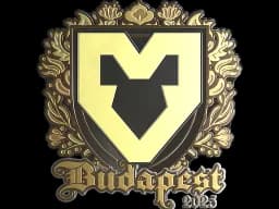 Sticker | MOUZ (Gold) | Budapest 2025