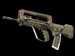 StatTrak™ FAMAS | Mecha Industries (Battle-Scarred)