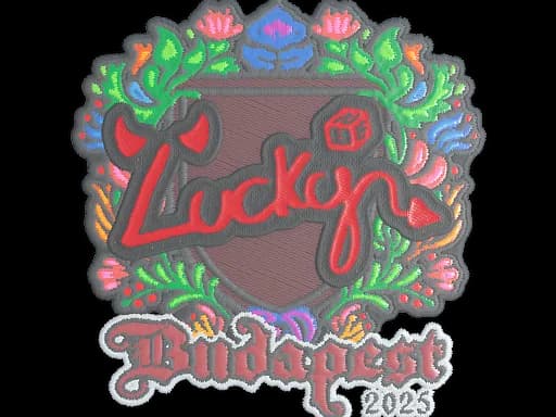 Sticker | Lucky (Embroidered) | Budapest 2025