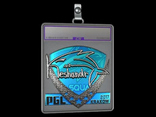 Sticker Slab | keshandr (Foil) | Krakow 2017