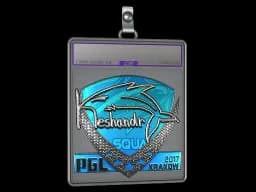 Sticker Slab | keshandr (Foil) | Krakow 2017