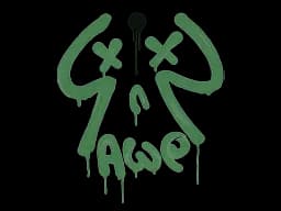Sealed Graffiti | Recoil AWP (Jungle Green)