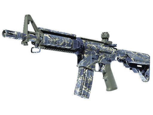M4A4 | Naval Shred Camo (Minimal Wear)