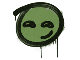 Sealed Graffiti | Smirk (Battle Green)