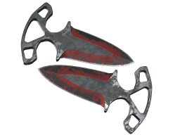 ★ Shadow Daggers | Crimson Web (Battle-Scarred)