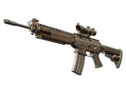 SG 553 | Safari Print (Battle-Scarred)