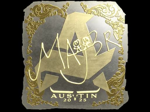 Sticker | MAJ3R (Gold) | Austin 2025