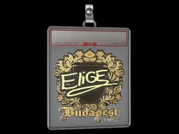 Sticker Slab | EliGE (Gold) | Budapest 2025