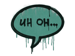 Sealed Graffiti | Uh Oh (Frog Green)