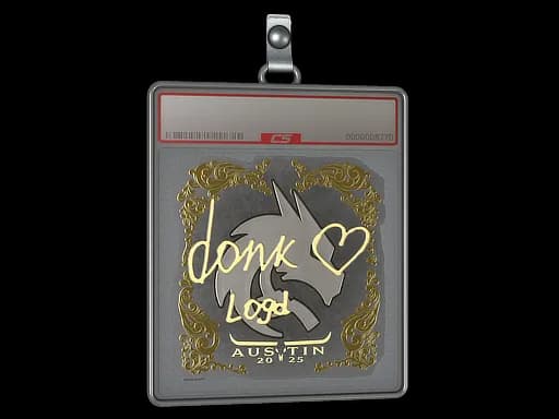 Sticker Slab | donk (Gold) | Austin 2025