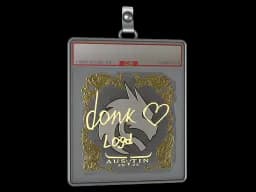 Sticker Slab | donk (Gold) | Austin 2025
