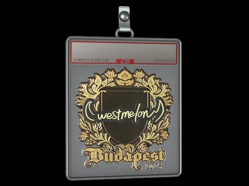 Sticker Slab | westmelon (Gold) | Budapest 2025