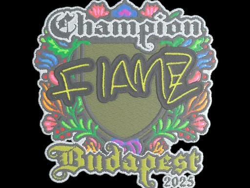 Sticker | FlameZ (Embroidered, Champion) | Budapest 2025