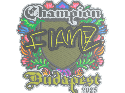 Sticker | FlameZ (Embroidered, Champion) | Budapest 2025