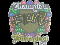 Sticker | FlameZ (Embroidered, Champion) | Budapest 2025