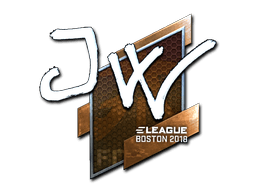 Sticker | JW (Foil) | Boston 2018