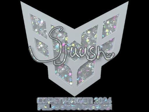 Sticker | sjuush (Glitter) | Copenhagen 2024