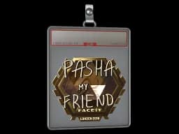 Sticker Slab | pashaBiceps (Gold) | London 2018