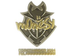 Sticker | m0NESY (Gold) | Copenhagen 2024
