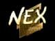 Sticker | nex (Gold) | Boston 2018 CS2 skin