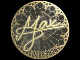 Sticker | max (Gold) | Cologne 2026