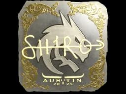 Sticker | sh1ro (Gold) | Austin 2025