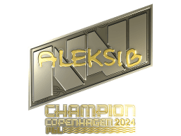 Sticker | Aleksib (Gold, Champion) | Copenhagen 2024