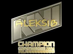 Sticker | Aleksib (Gold, Champion) | Copenhagen 2024