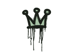 Sealed Graffiti | Little Crown (Cash Green)