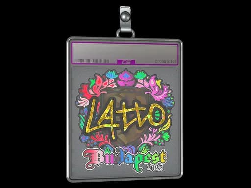 Sticker Slab | latto (Holo) | Budapest 2025