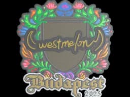 Sticker | westmelon (Embroidered) | Budapest 2025