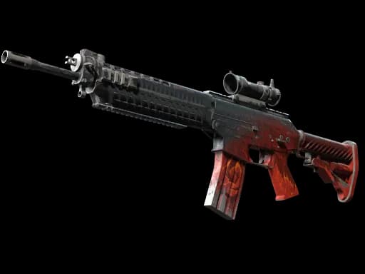 StatTrak™ SG 553 | Darkwing (Battle-Scarred)