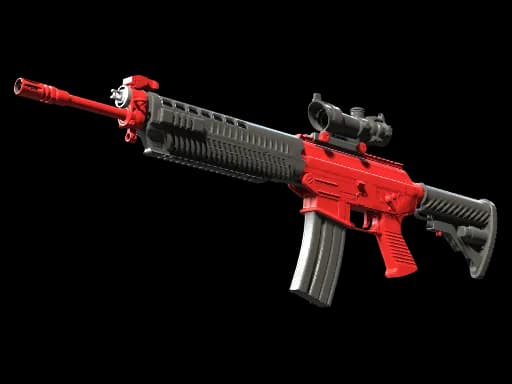 SG 553 | Candy Apple (Minimal Wear)