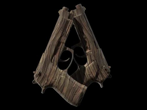 Souvenir Dual Berettas | Drift Wood (Factory New)