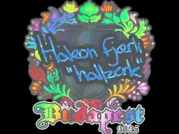 Sticker | hallzerk (Holo) | Budapest 2025