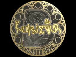 Sticker | kensizor (Gold) | Cologne 2026