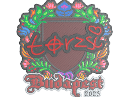 Sticker | torzsi (Embroidered) | Budapest 2025