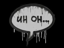 Sealed Graffiti | Uh Oh (Shark White)