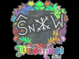Sticker | snow (Holo) | Budapest 2025