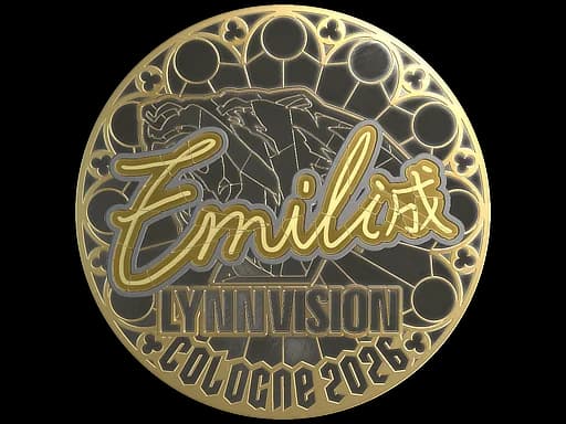 Sticker | EmiliaQAQ (Gold) | Cologne 2026