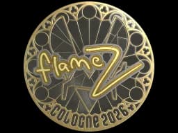 Sticker | FlameZ (Gold) | Cologne 2026