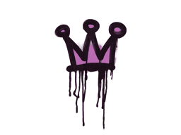 Sealed Graffiti | Little Crown (Bazooka Pink)