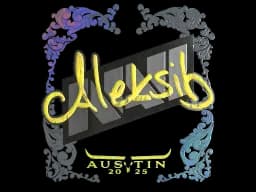 Sticker | Aleksib (Holo) | Austin 2025