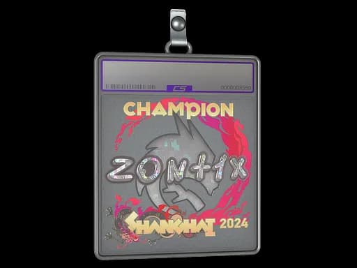 Sticker Slab | zont1x (Glitter, Champion) | Shanghai 2024