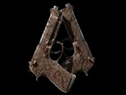 Dual Berettas | Pyre (Well-Worn)